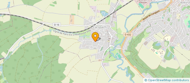 localisation de l'entreprise MADAME LAURA METZGER  RIXHEIM