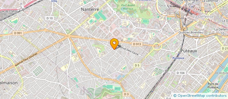 localisation de l'entreprise MADAME LAURA MEUNIER à NANTERRE