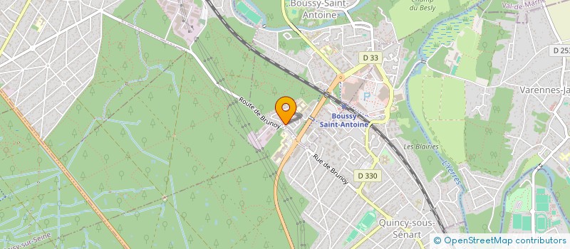 localisation de l'entreprise MADAME LAURA MEUNIER  BOUSSY-SAINT-ANTOINE