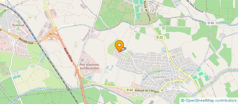 localisation de l'entreprise MADAME LAURA MEUNIER  SALEILLES