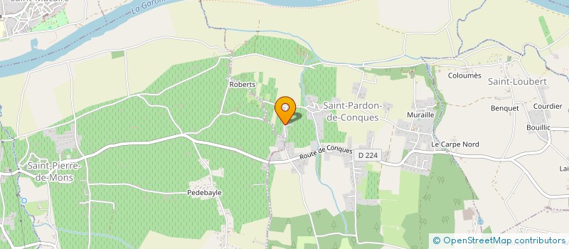 localisation de l'entreprise MADAME LAURA MEYTADIER  SAINT-PARDON-DE-CONQUES