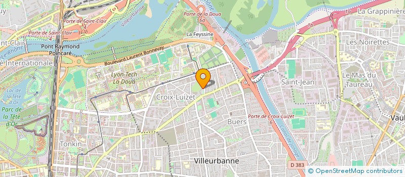 localisation de l'entreprise MADAME LAURA MICHAUD  VILLEURBANNE