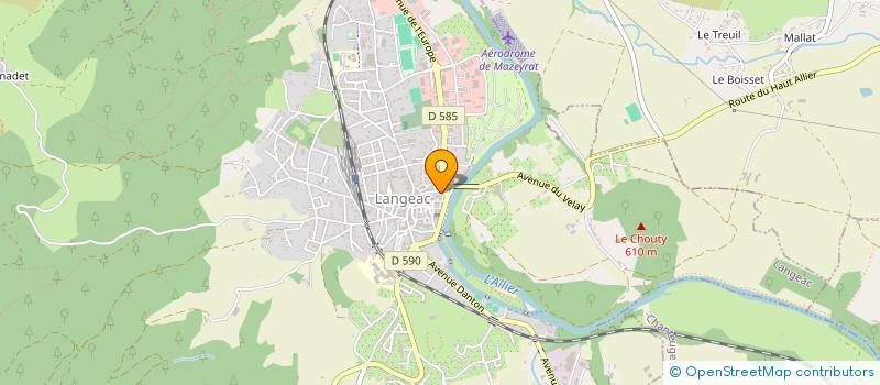 localisation de l'entreprise MADAME LAURA MICHEL  MAZEYRAT D ALLIER