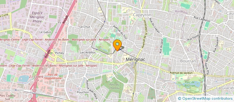 localisation de l'entreprise MADAME LAURA MICOULAS  MERIGNAC