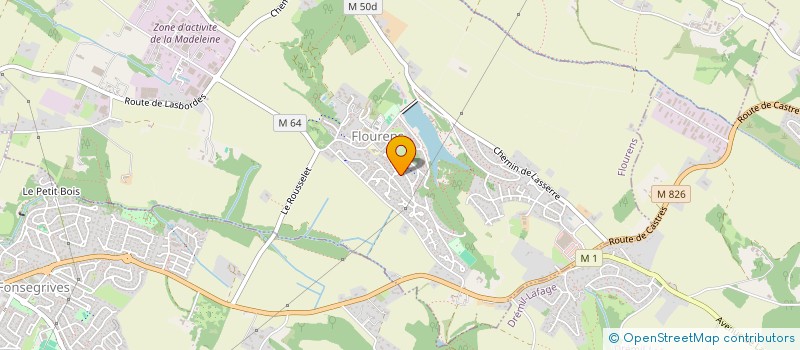 localisation de l'entreprise MADAME LAURA MILLIET  FLOURENS