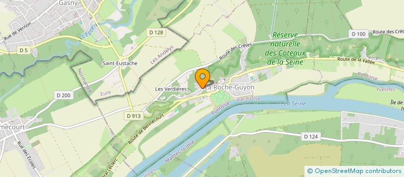 localisation de l'entreprise MADAME LAURA MILLINGTON  ROCHE-GUYON (LA)