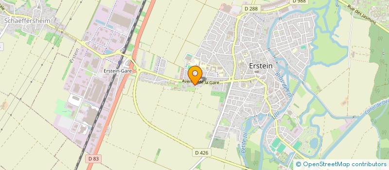 localisation de l'entreprise MADAME LAURA MILON  ERSTEIN