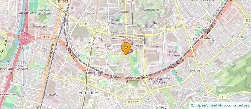 localisation de l'entreprise MADAME LAURA MINELLI  ECHIROLLES