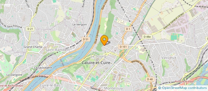 localisation de l'entreprise MADAME LAURA MINIOU à CALUIRE-ET-CUIRE