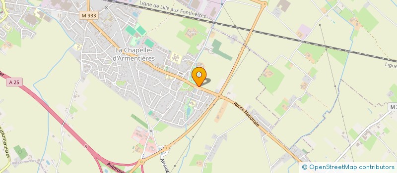 localisation de l'entreprise MADAME LAURA MINNE à LA CHAPELLE-D'ARMENTIERES