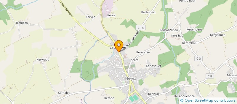 localisation de l'entreprise MADAME LAURA MITCHELL  NEVEZ