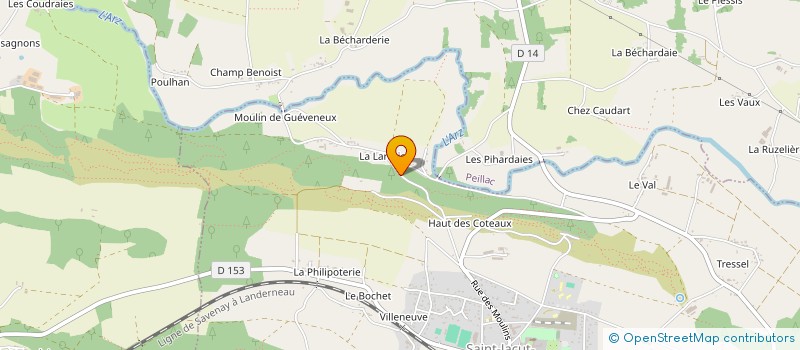 localisation de l'entreprise MADAME LAURA MOATTY  SAINT-JACUT-LES-PINS