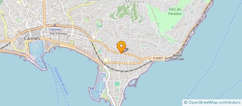 localisation de l'entreprise MADAME LAURA MOLDETZOVA à CANNES