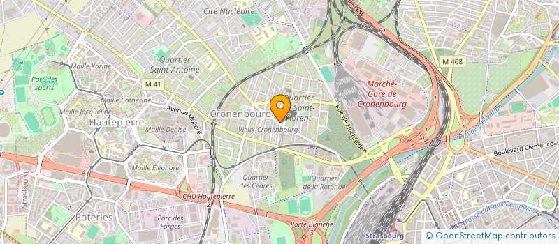localisation de l'entreprise MADAME LAURA MOLINERO à STRASBOURG