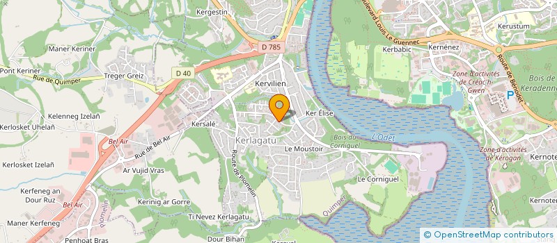 localisation de l'entreprise MADAME LAURA MOLINES  QUIMPER