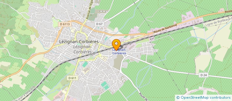 localisation de l'entreprise MADAME LAURA MOLLET  LEZIGNAN-CORBIERES