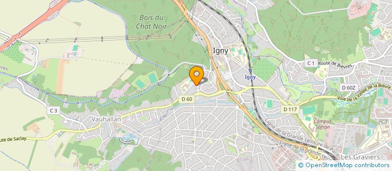 localisation de l'entreprise MADAME LAURA MONGIAT  IGNY