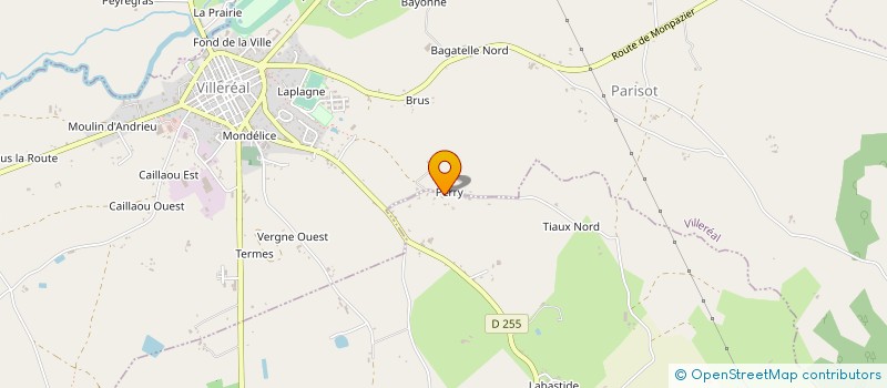 localisation de l'entreprise MADAME LAURA MONTAGNIGNI  SAINT-ETIENNE-DE-VILLEREAL