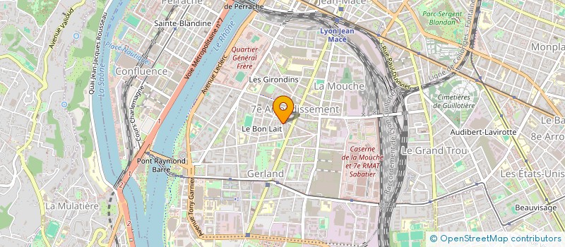 localisation de l'entreprise MADAME LAURA MONTORO ARCON  LYON