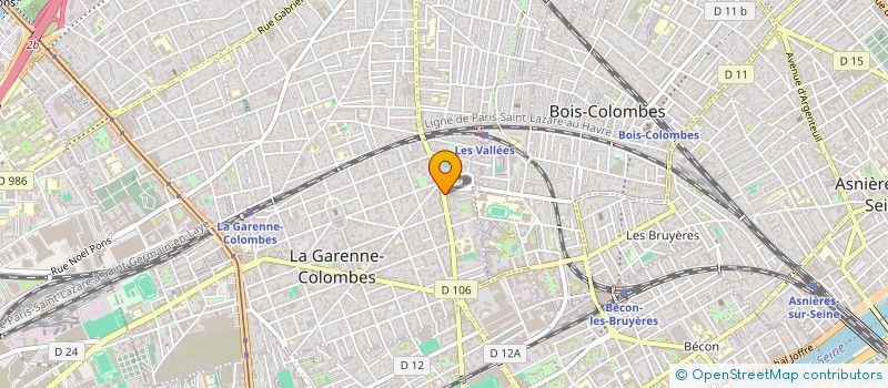 localisation de l'entreprise MADAME LAURA MORANDI à LA GARENNE-COLOMBES