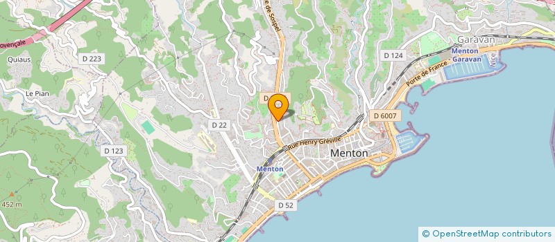 localisation de l'entreprise MADAME LAURA MORENO à MENTON