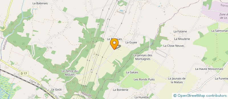 localisation de l'entreprise MADAME LAURA MORISSET  LES MATHES