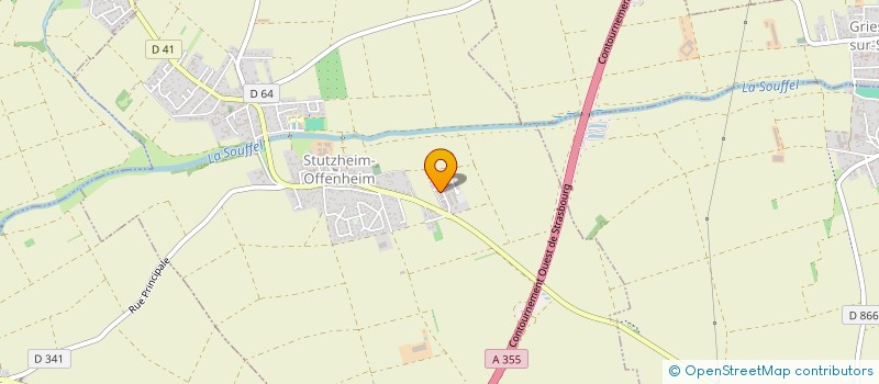 localisation de l'entreprise MADAME LAURA MOROLLI  STUTZHEIM-OFFENHEIM