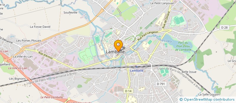 localisation de l'entreprise MADAME LAURA MORVAN  LAMBALLE-ARMOR