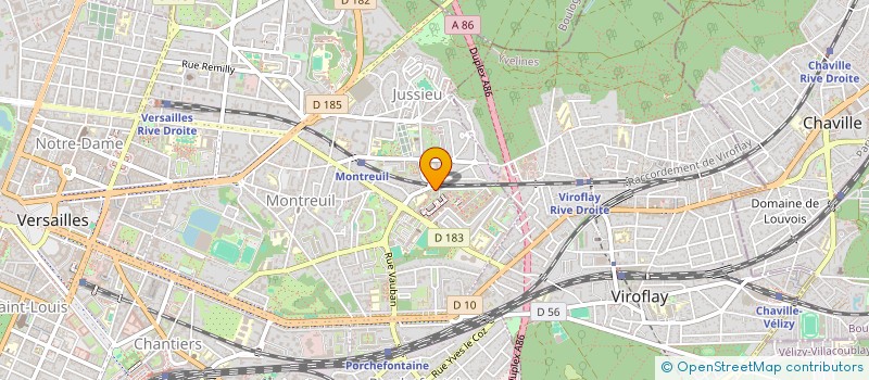 localisation de l'entreprise MADAME LAURA MORVAN à VERSAILLES