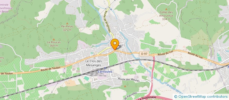 localisation de l'entreprise MADAME LAURA MORVAN  CARNOULES