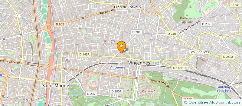 localisation de l'entreprise MADAME LAURA MOUCHEL à VINCENNES