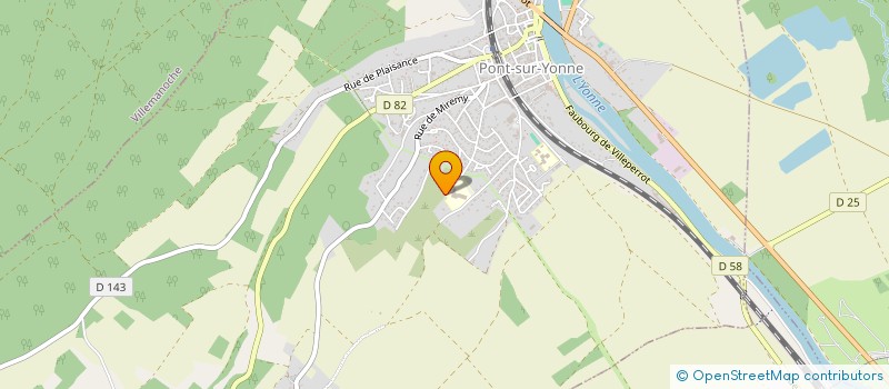 localisation de l'entreprise MADAME LAURA MOUGINOT  PONT-SUR-YONNE