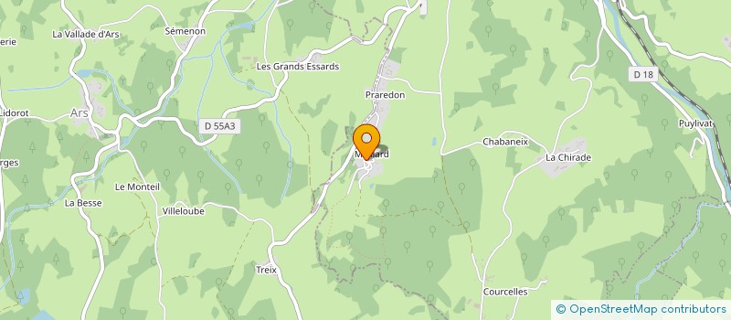 localisation de l'entreprise MADAME LAURA MOURISSOUX à SAINT-MEDARD-LA-ROCHETTE