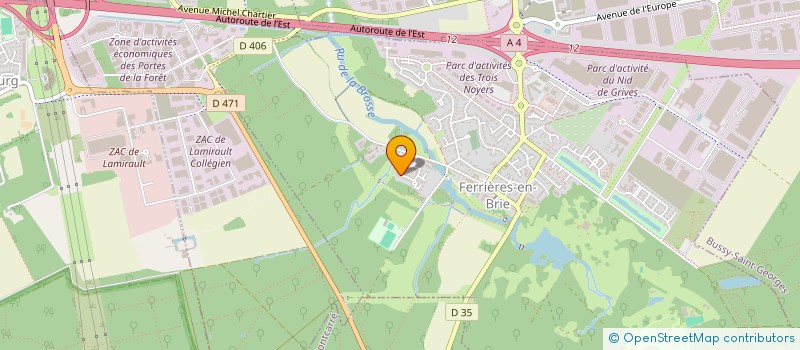 localisation de l'entreprise MADAME LAURA MOUTARD à FERRIERES-EN-BRIE