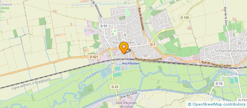 localisation de l'entreprise MADAME LAURA MUGNAI  HOCHFELDEN