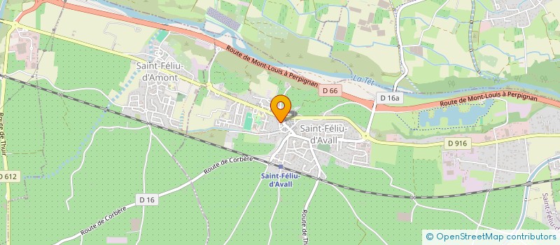 localisation de l'entreprise MADAME LAURA MUNHOZ  SAINT-FELIU-D'AVALL