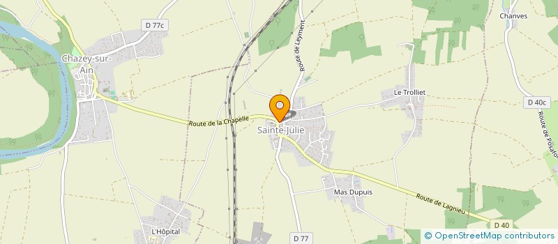 localisation de l'entreprise MADAME LAURA MURARI  SAINTE-JULIE