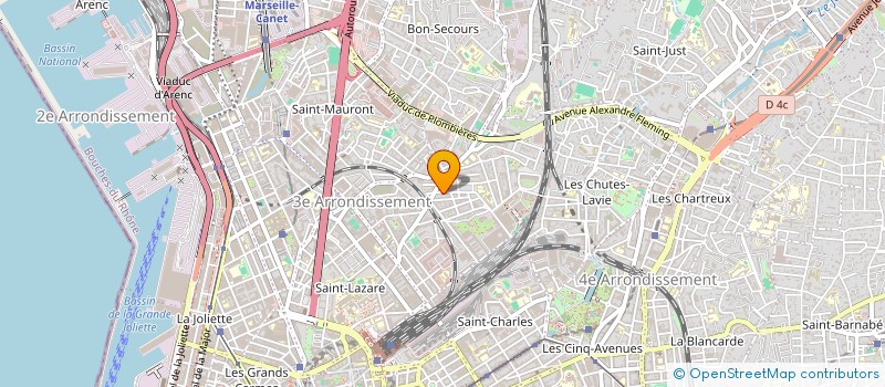 localisation de l'entreprise MADAME LAURA MYRIAM CHANTAL DELEMAR à MARSEILLE