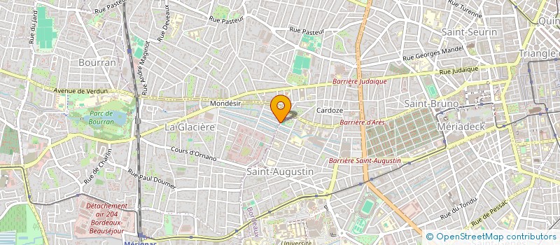 localisation de l'entreprise MADAME LAURA NARBAITZ  MERIGNAC