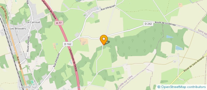 localisation de l'entreprise MADAME LAURA NARCISO PINTO  LA CELLE-SUR-LOIRE