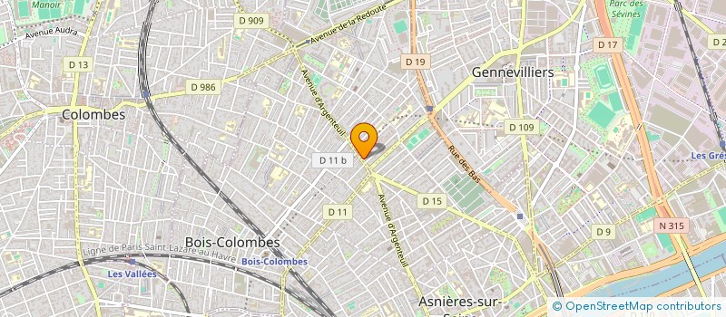 localisation de l'entreprise MADAME LAURA NATAF à ASNIERES-SUR-SEINE