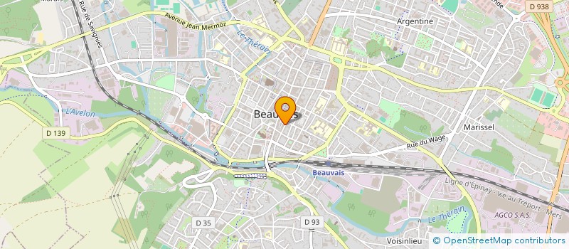 localisation de l'entreprise MADAME LAURA NEELS  BEAUVAIS