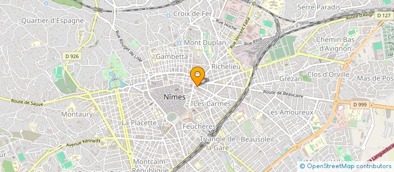 localisation de l'entreprise MADAME LAURA NELSON  NIMES