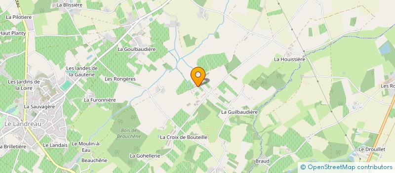 localisation de l'entreprise MADAME LAURA NICOLAS  LE LANDREAU