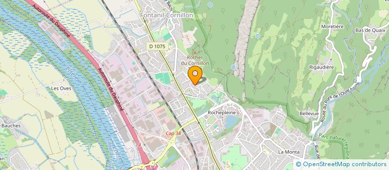 localisation de l'entreprise MADAME LAURA NICOLLE  FONTANIL-CORNILLON