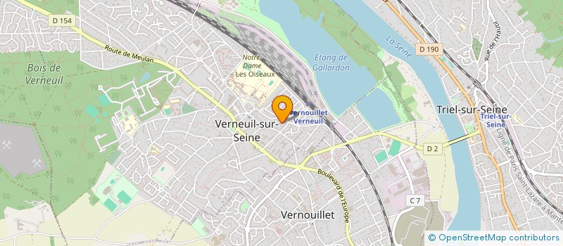 localisation de l'entreprise MADAME LAURA NOCUA FERREIRA  VERNEUIL-SUR-SEINE