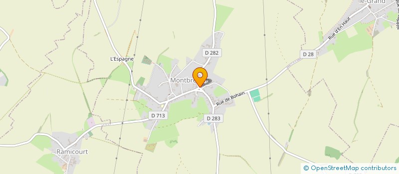 localisation de l'entreprise MADAME LAURA NOEL à MONTBREHAIN