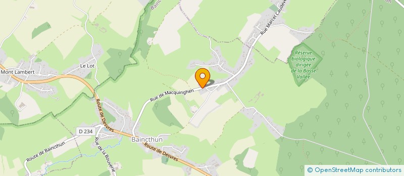 localisation de l'entreprise MADAME LAURA NOEL  BAINCTHUN