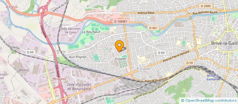 localisation de l'entreprise MADAME LAURA NOGUEIRA  BRIVE-LA-GAILLARDE