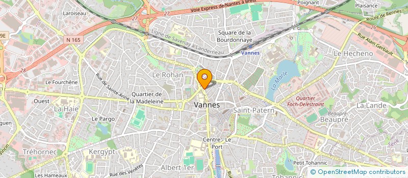 localisation de l'entreprise MADAME LAURA NOILLEAU à VANNES